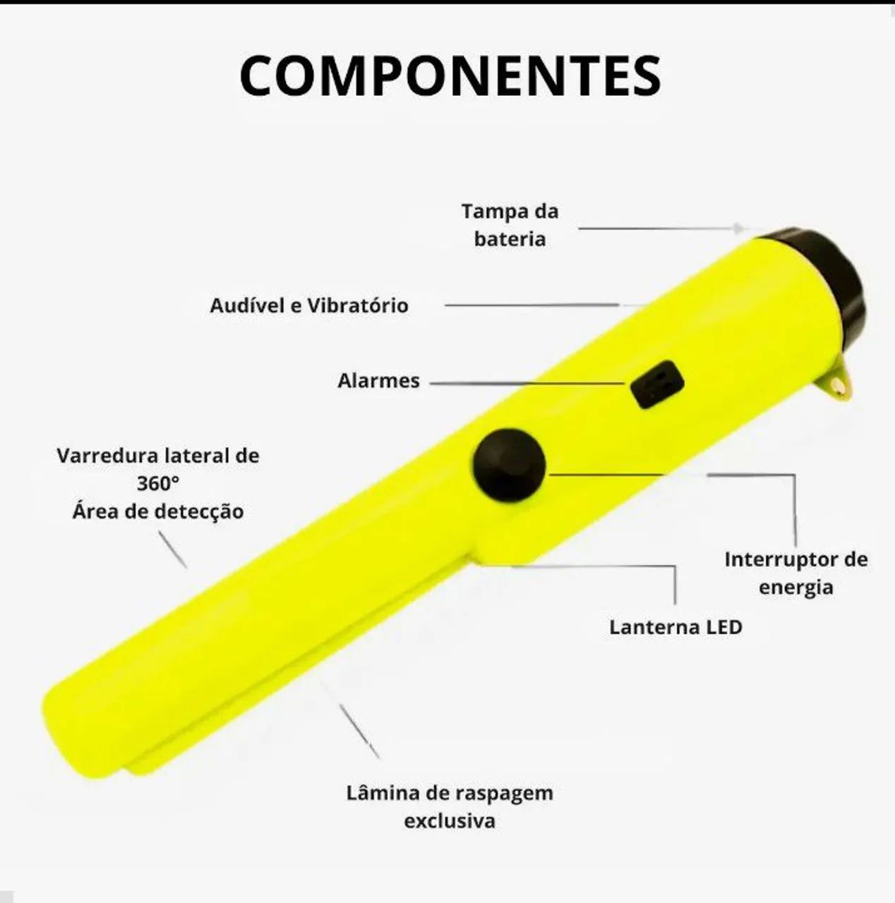 Detector de metal bomvink 6813 - Foto 2