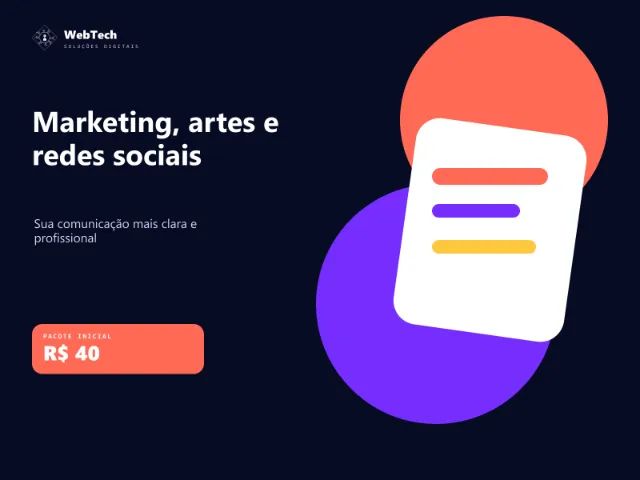 Marketing digital, artes e redes sociais