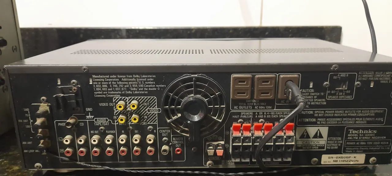 Receiver Technics SA-GX505 - Aparelhos de Som - Rio Marinho