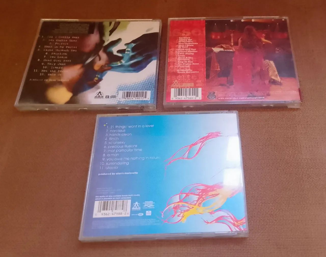 Cd's Alanis Morissette Jagged Little Pill e Under Rug Swept (Excelente) Unplugged (Ótimo)  - Foto 3