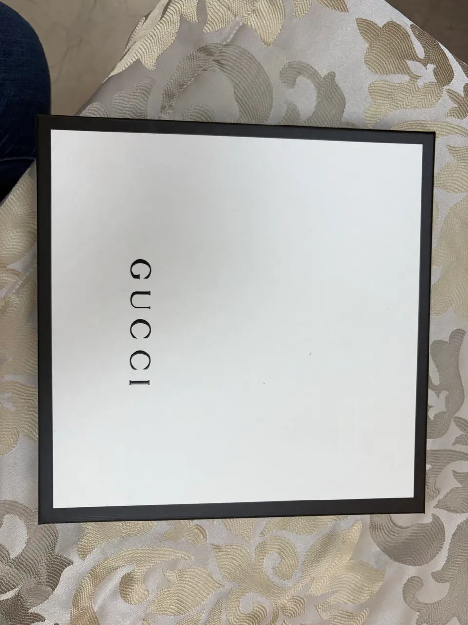 Caixa Gucci branca - 16x16cm - Foto 3