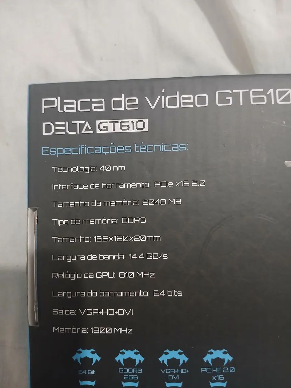 Placa de video gt610 (lacrada) - Foto 2