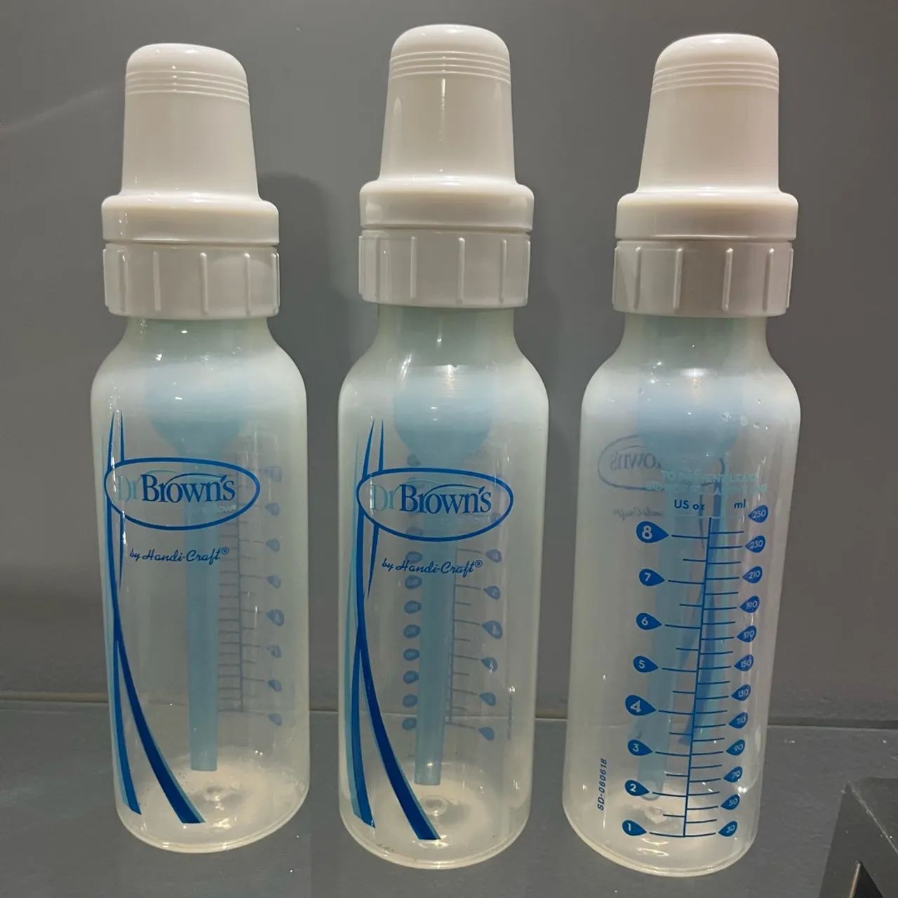 kit com 3 mamadeiras Dr. Browns de 250 ml