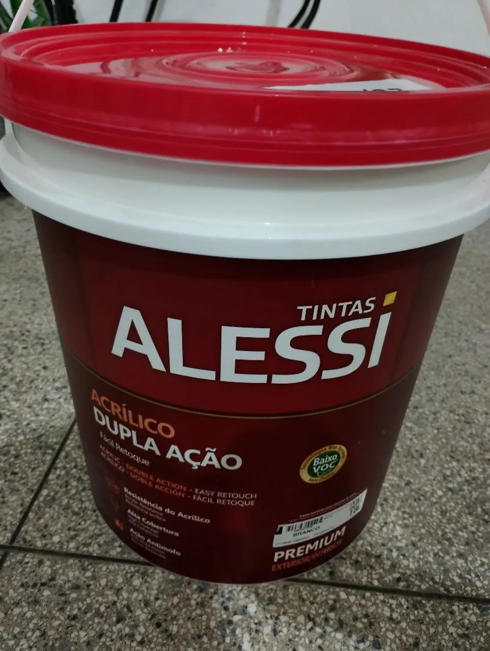 Tinta Acrílica branco balde 18 Litros