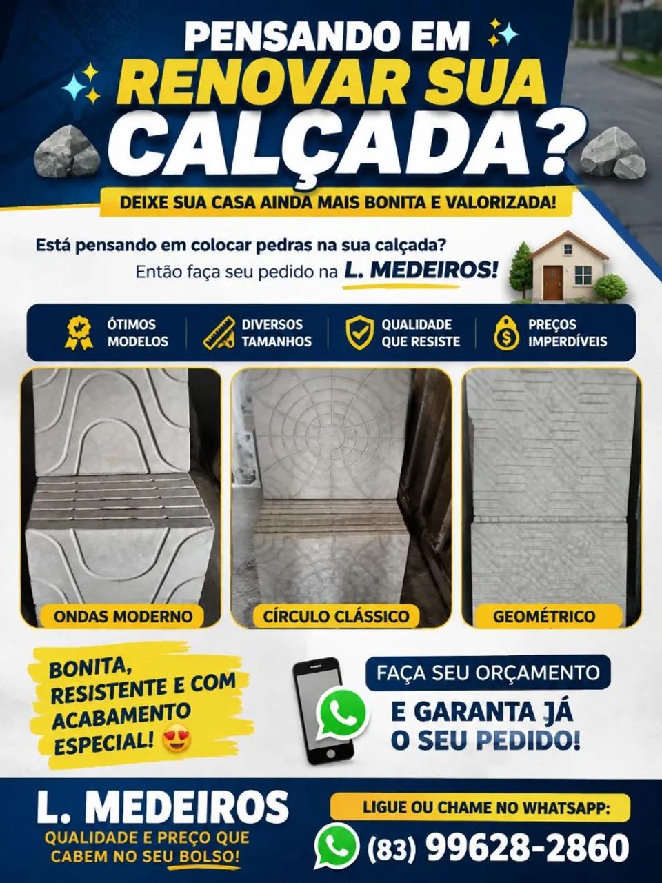 Na L Medeiros temos: pedras p/ calçadas, comboios e pingadeiras - Foto 3