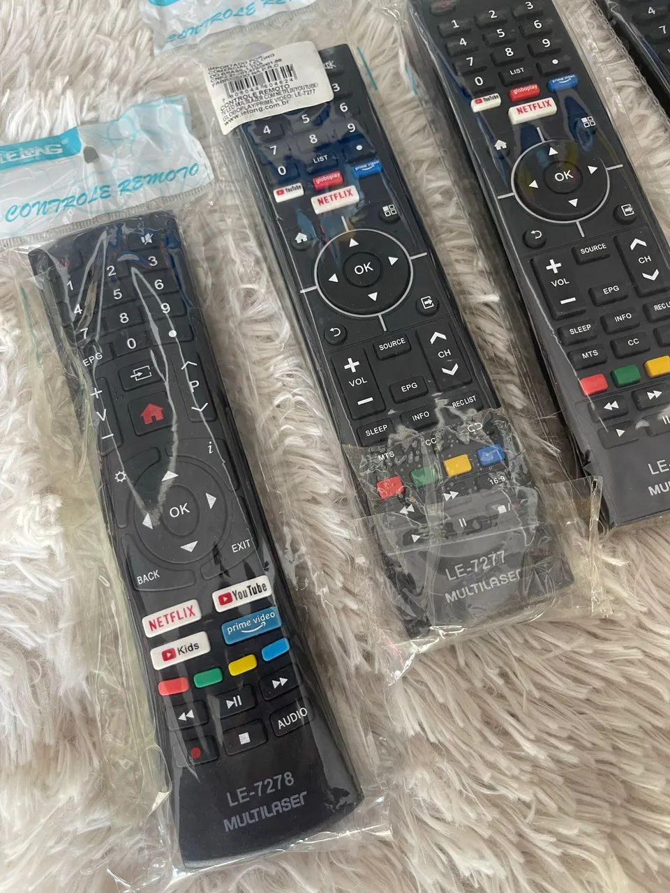 Controle TV Multilaser vários modelos 