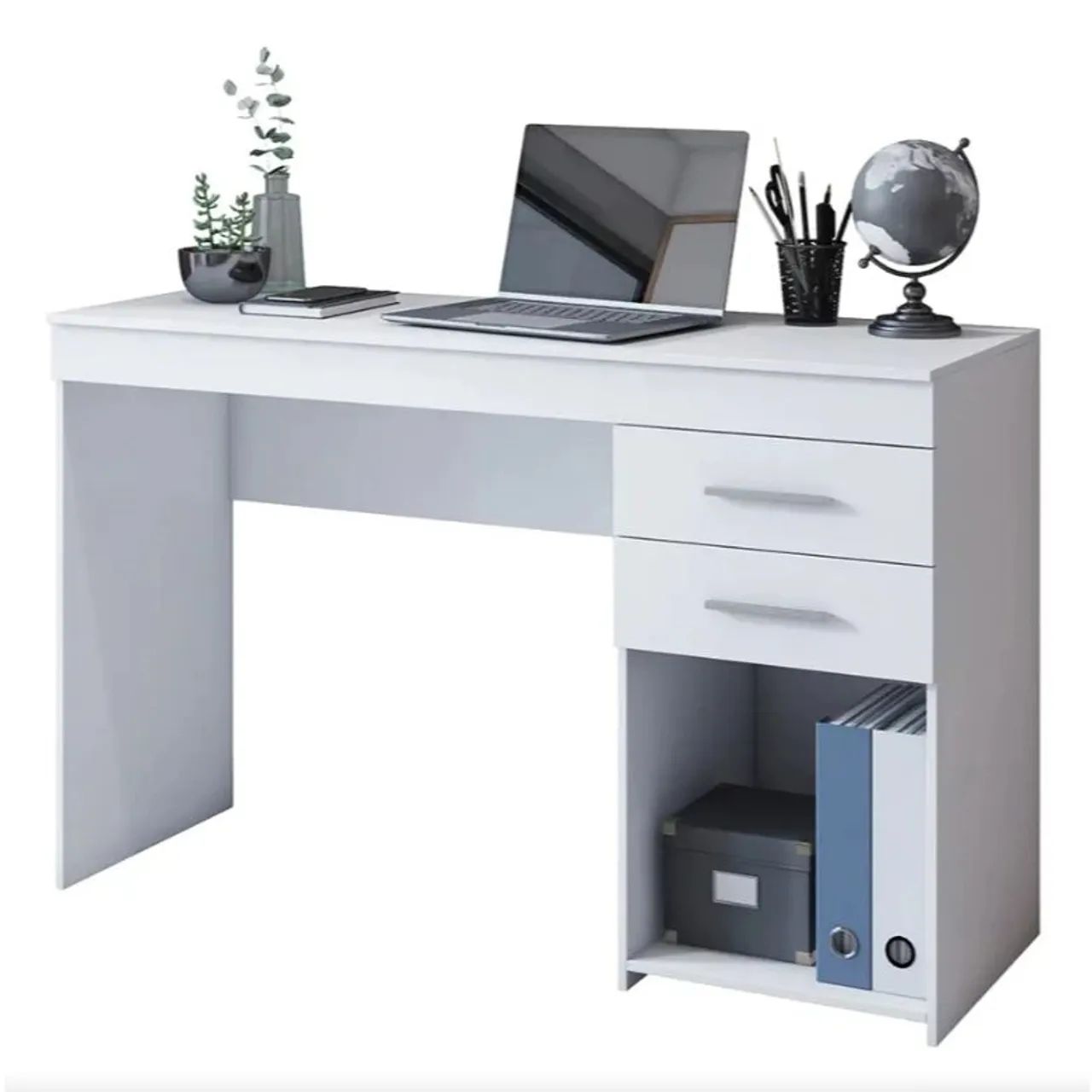 Mesmo escrivaninha para computador com duas gavetas - Foto 2