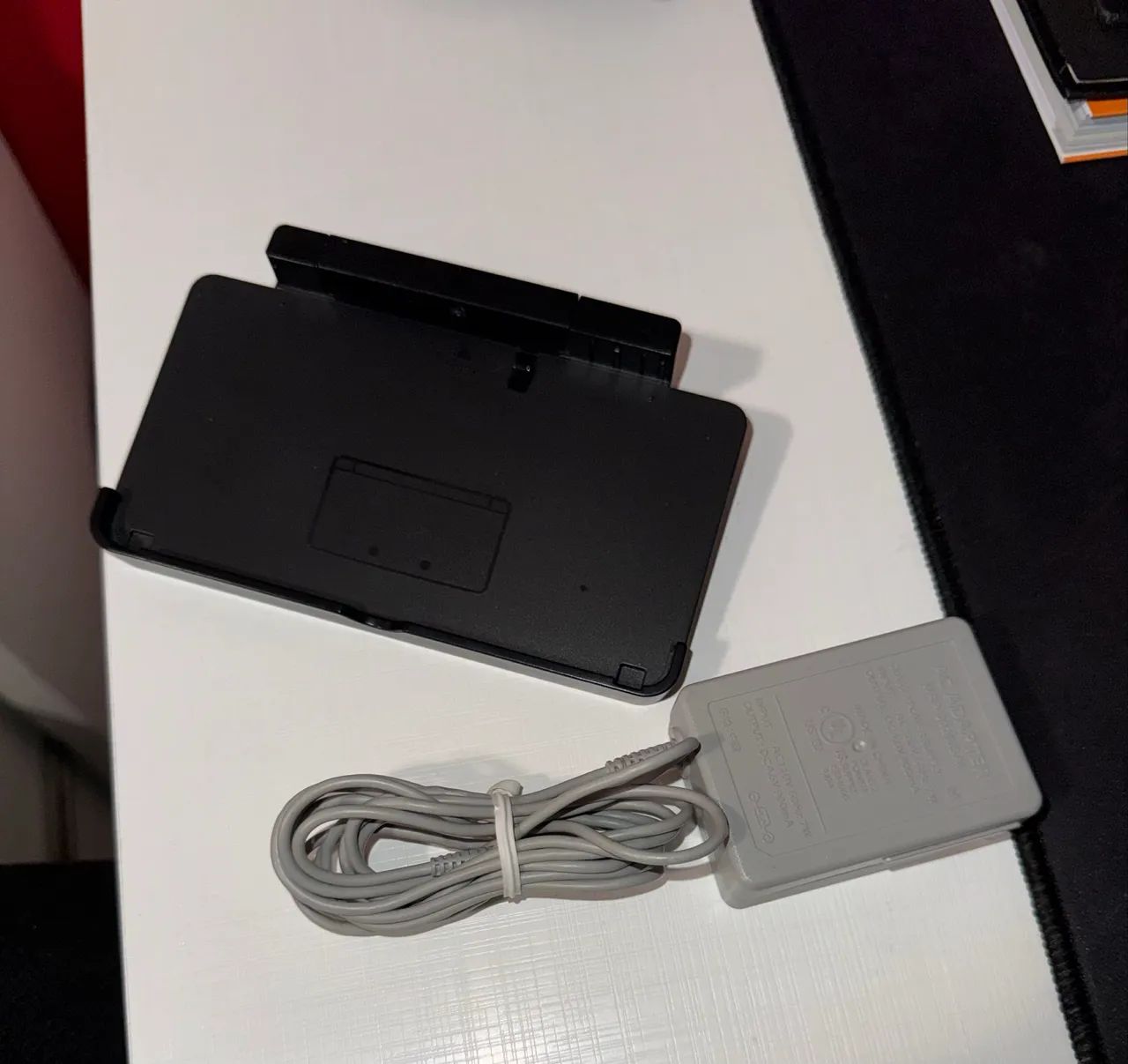 Nintendo 3DS Midnight Purple + Mario Kart 7 + Base e Carregador Original - Foto 4