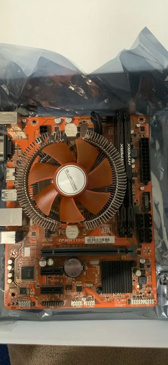 Kit i5 7400 + 8gb ram ddr4 + placa mãe