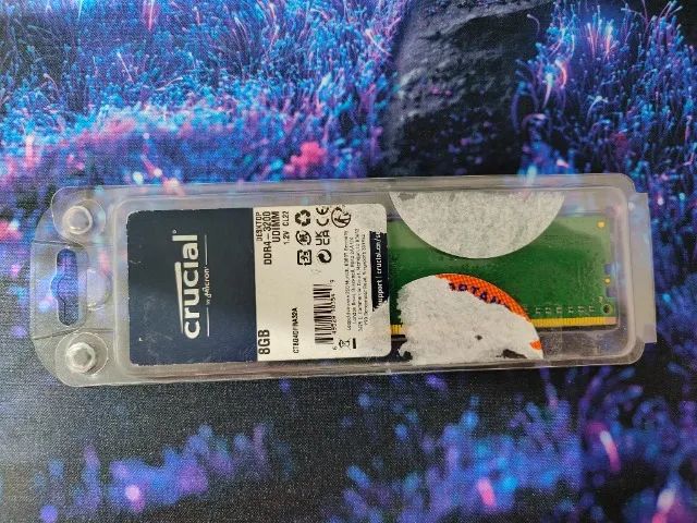 Memória RAM Crucial, 8GB, 3200MHz, DDR4, CL22 - CT8G4DFRA32A