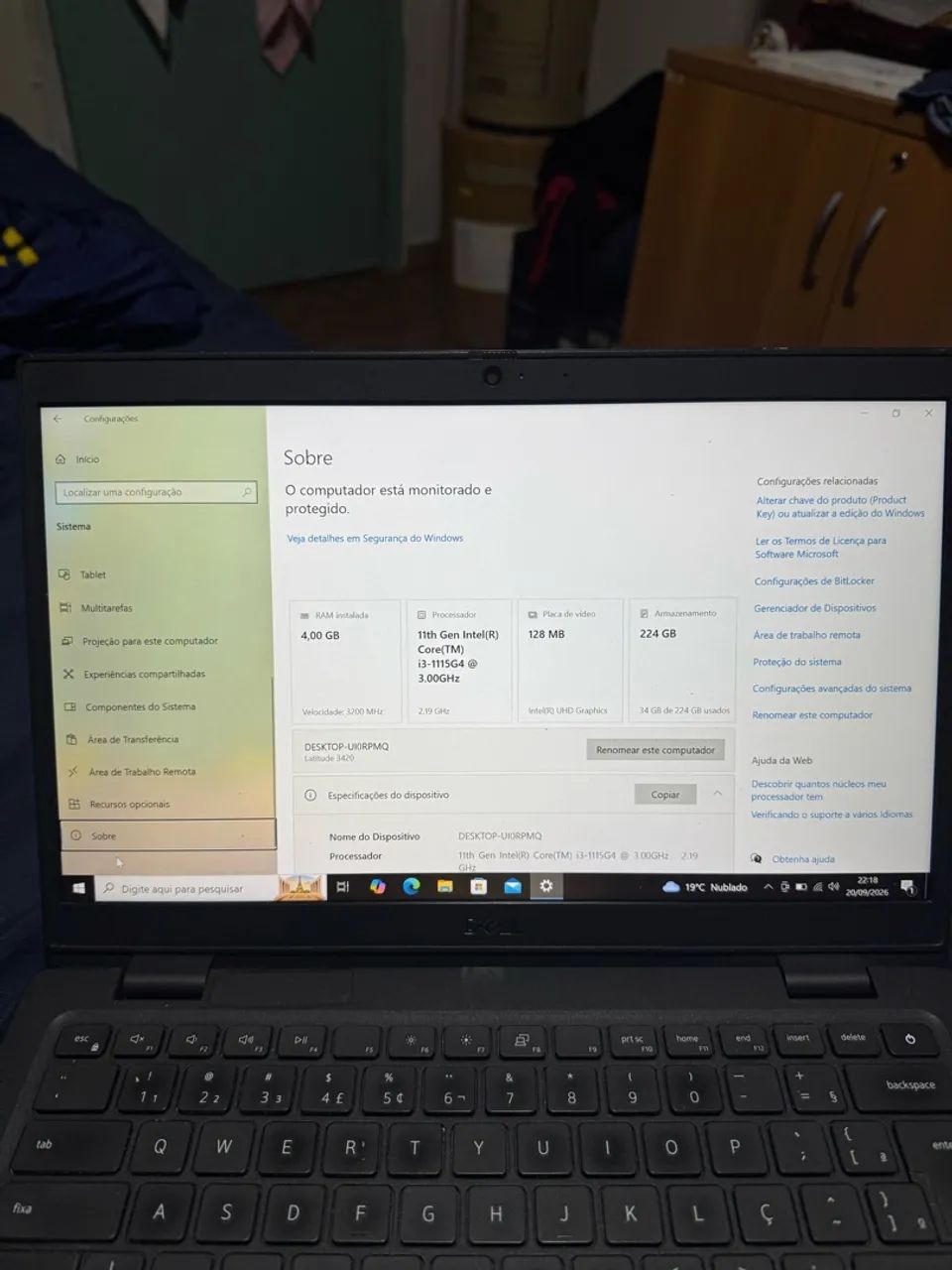 ? NOTEBOOK DELL LATITUDE 3420 À VENDA! - Foto 5