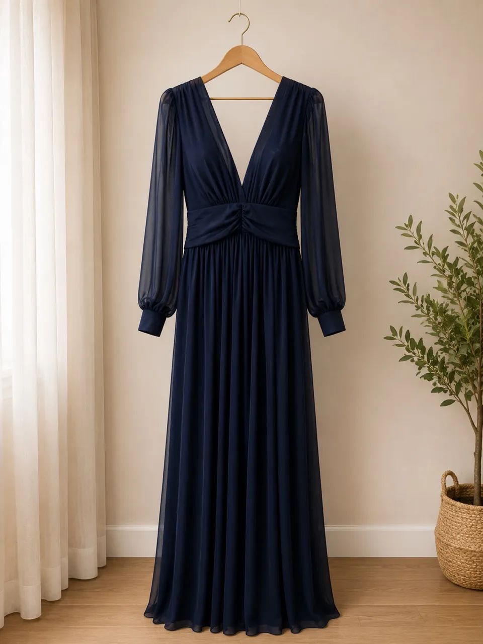Vestido azul marinho  - Foto 3