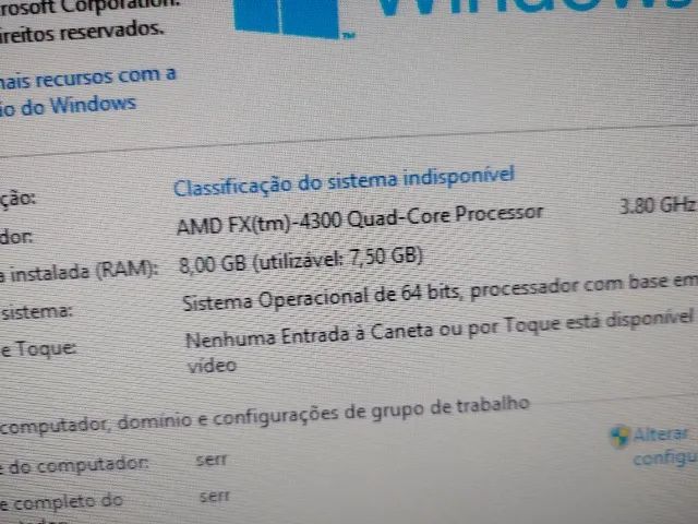 FX 4300 COM 8 GIGAS HD 320 PREÇO 300 - Foto 3