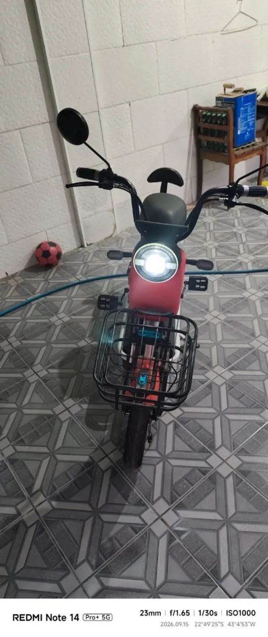 Bicicleta elétrica tipo motinha nova - Foto 2