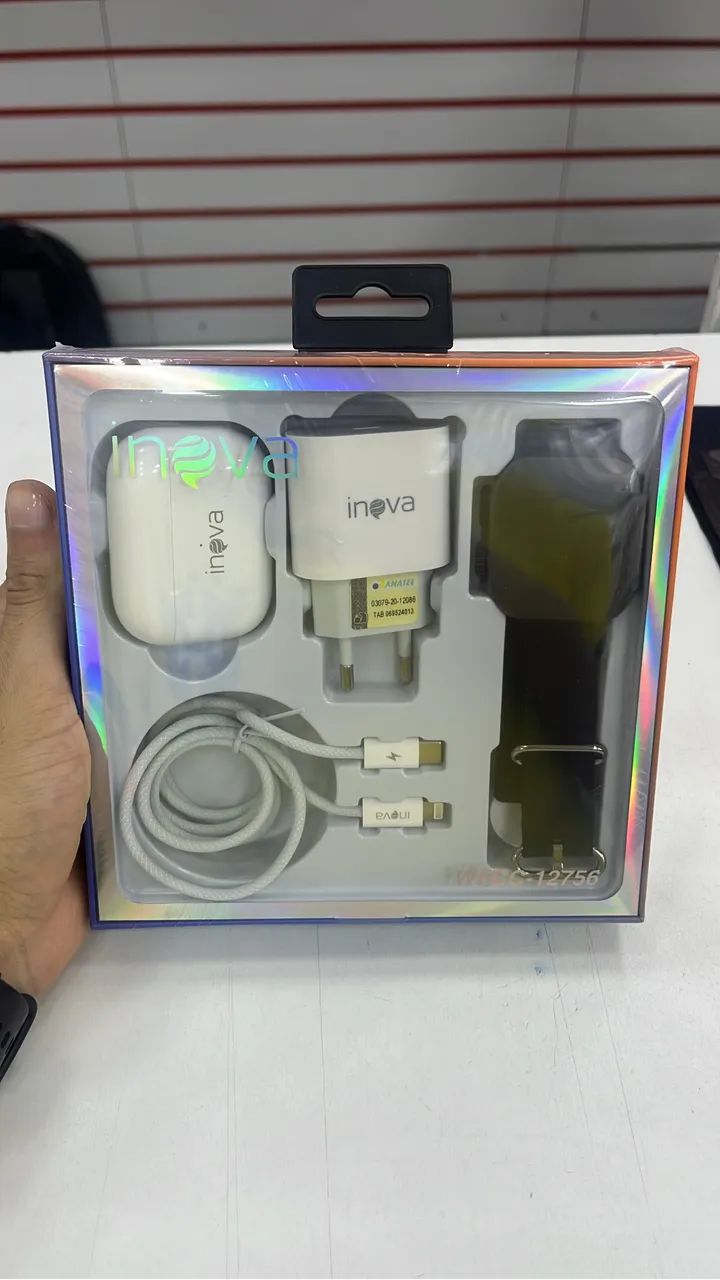 KIT RELÓGIO SMARTWATCH + FONE BLUETOOTH