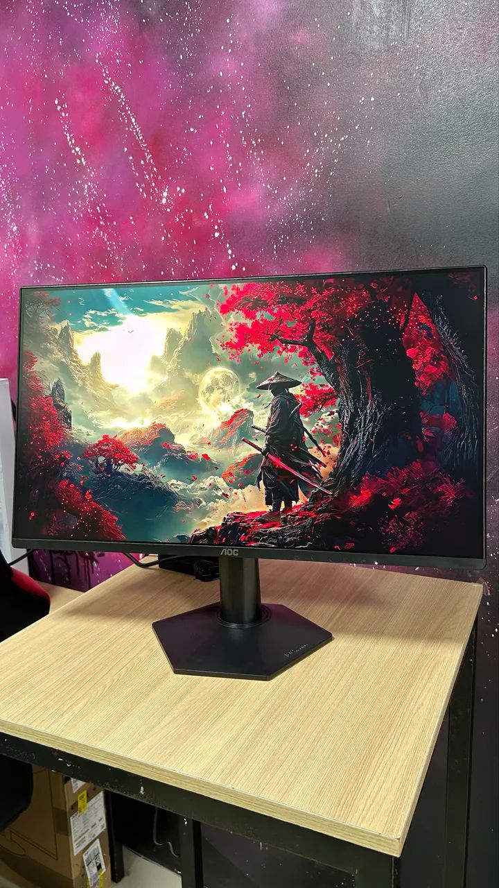 Monitor Gamer AOC AGON 24 polegadas 144hz , 0.5ms , Painel IPS, Novo Lacrado
