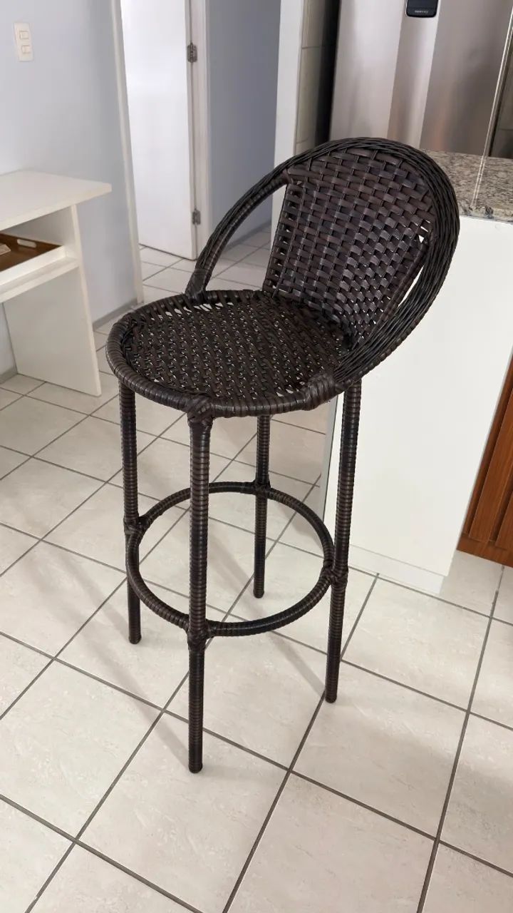 Conjunto de 3 banquetas para balcão ou mesa bistrô  - Foto 3