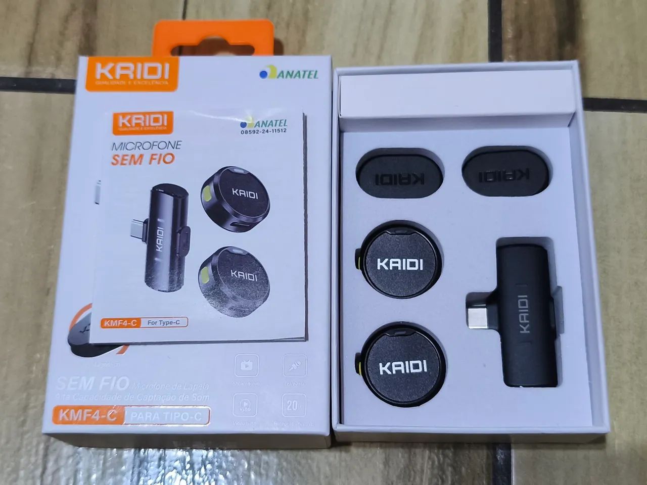 Microfone de lapela Kaidi  - Foto 2