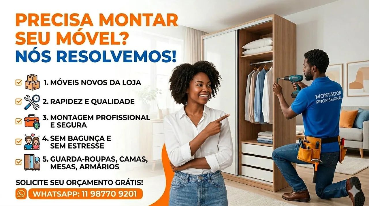 Montador de móveis - Capão redondo 