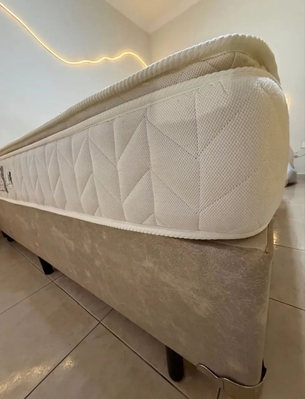 Cama Box Queen Americanflex Bio Bambu Multi 1,58x1,98 - Excelente Estado - Foto 4
