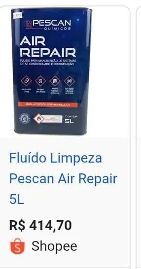 Fluído de limpeza 