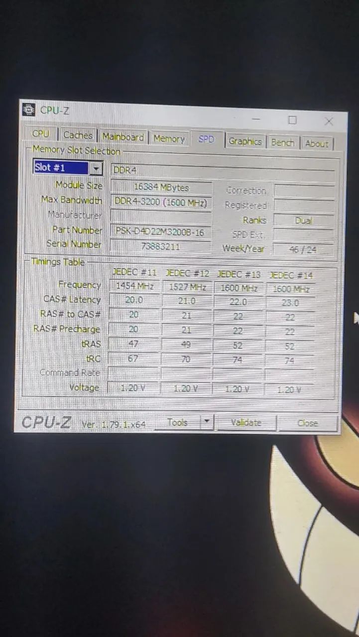 Memória ram 16GB DDR4