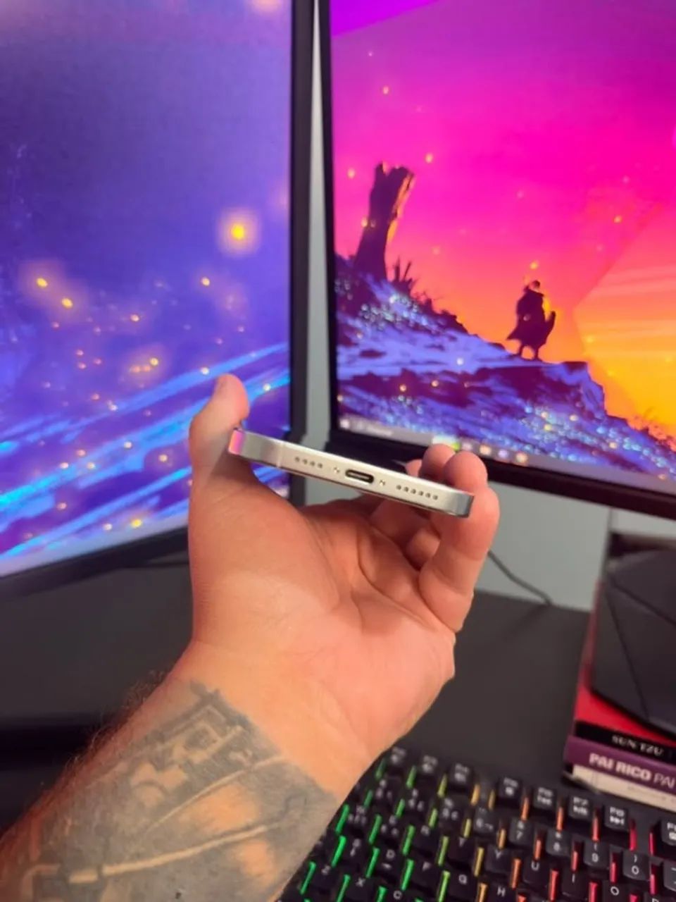 Iphone 16 Pro Max 256gb - Branco - Foto 4