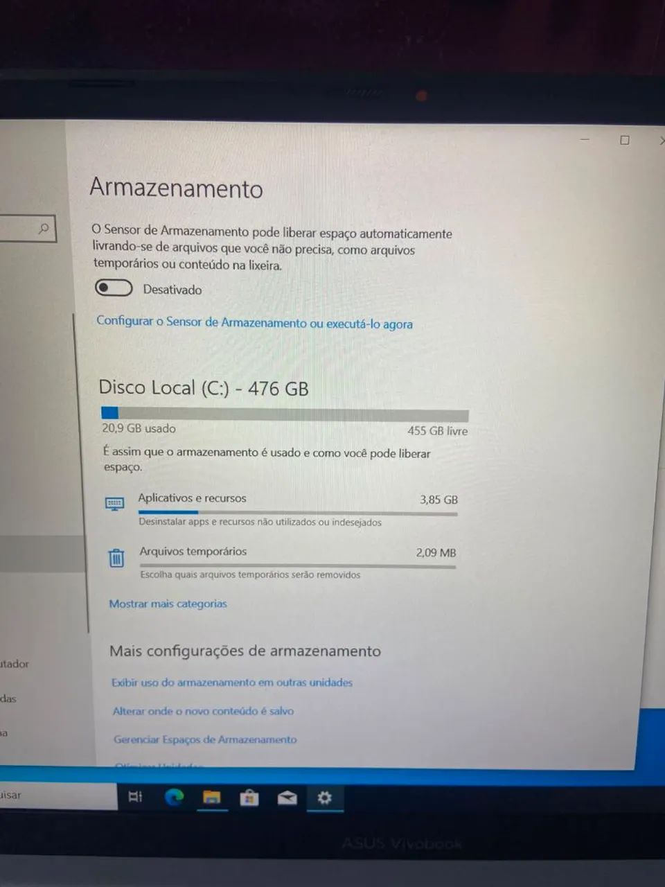 Notebook Ryzen 7 - Com placa de vídeo - 1ano de garantia  - Foto 5