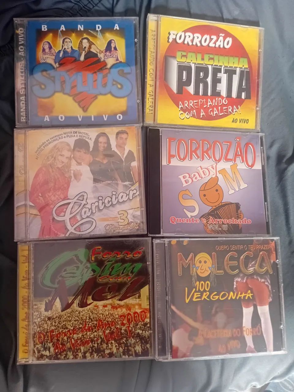 Kit cds forró romântico 