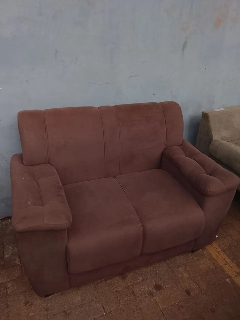 Sofá 2 lugares USADO ENTREGA dentro de Uberlândia MG  - Foto 2