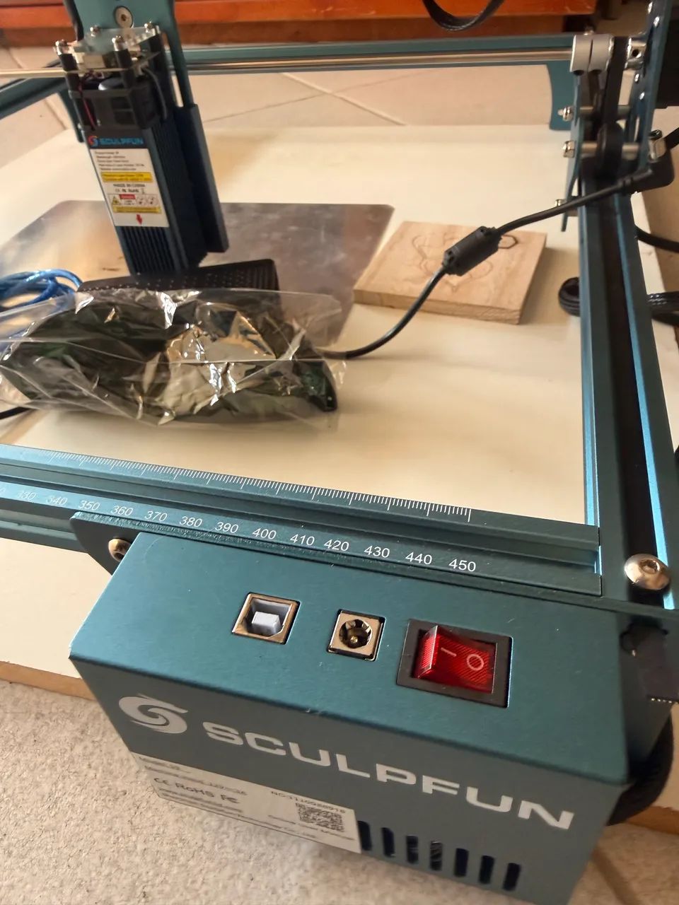 SCULPFUN S9 Máquina de gravar a laser - Semi nova - Foto 2
