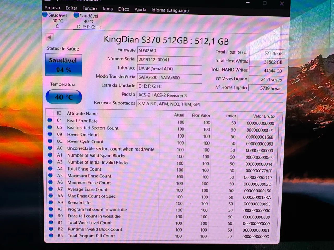 SSD 512GB king Dian  - Foto 2