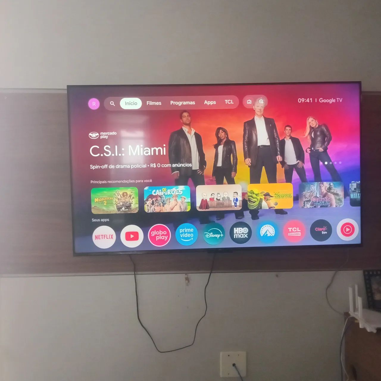 Tv TCL QLED 55 polegada 