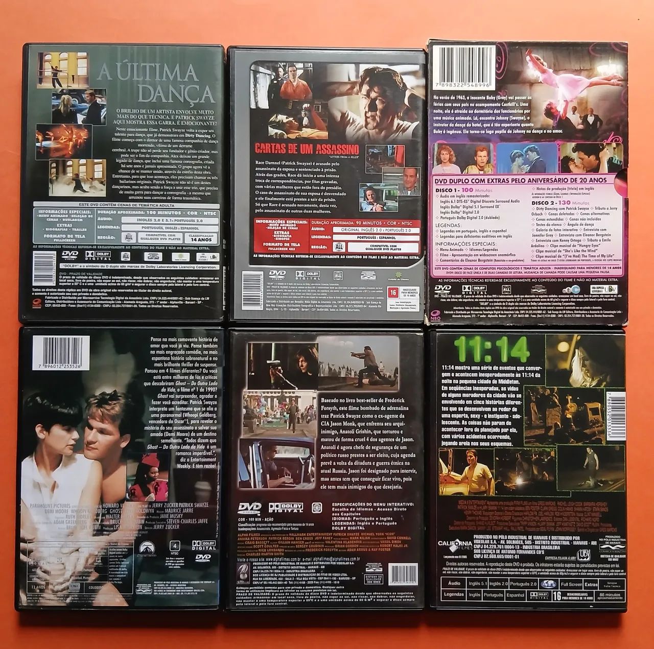 Dvd Patrick Swayze - 6 Filmes  - Foto 2