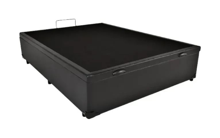  Cama Base Box Baú Viúva Grafitte Escuro