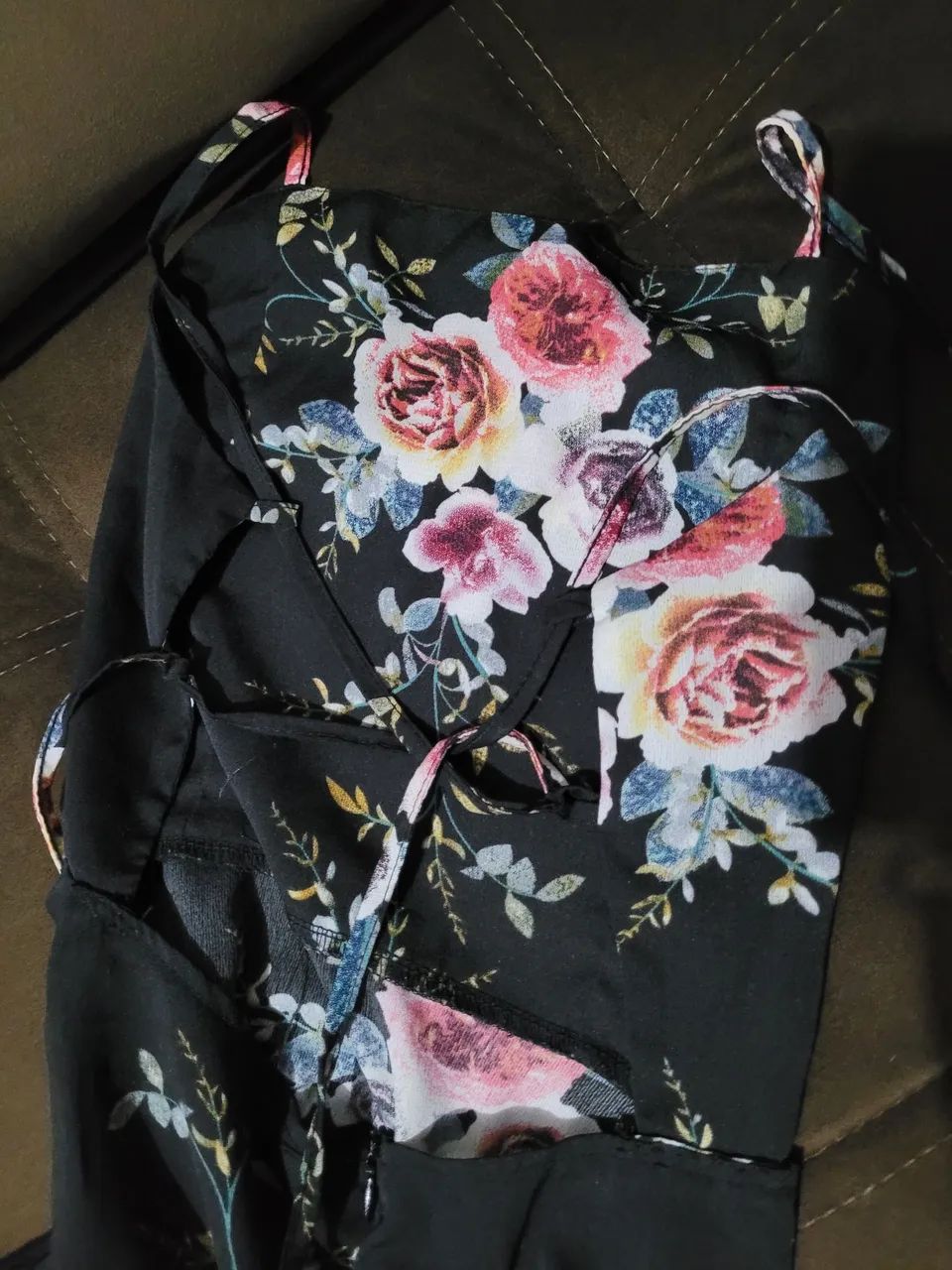 Vestido florido sem marca - Foto 3