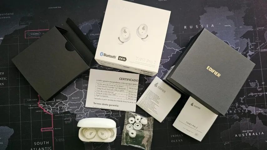 Fone de ouvido Bluetooth com cancelamento de ruído TWS1 Pro2 Edifier - Foto 3