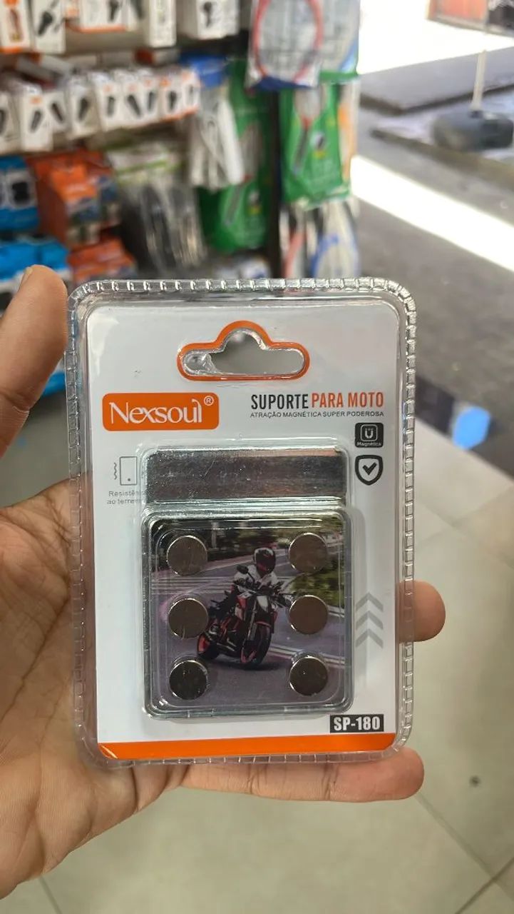 Suporte Magnético de Celular para Moto