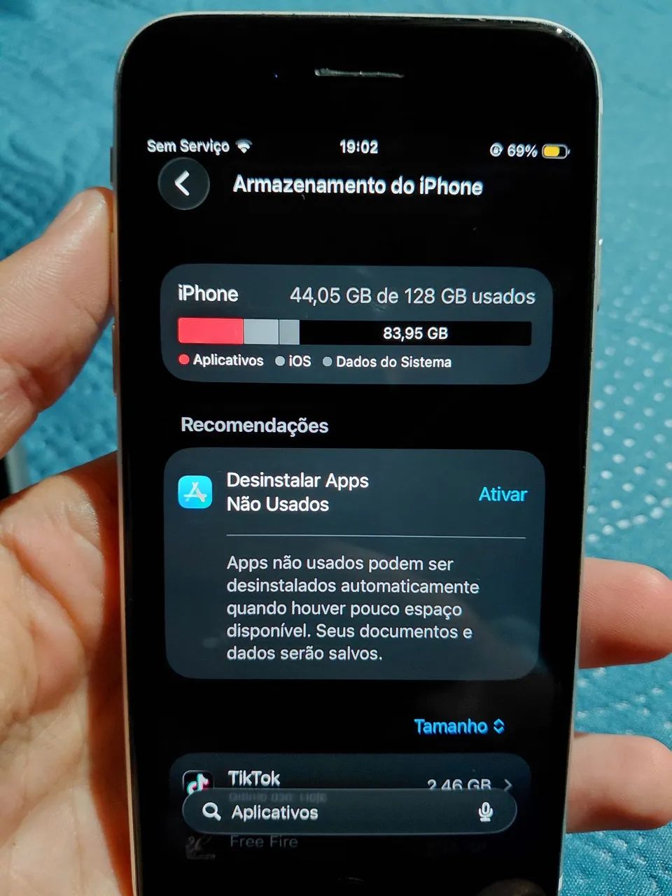 Iphone se 2020 de 128gb na cor branca  - Foto 4