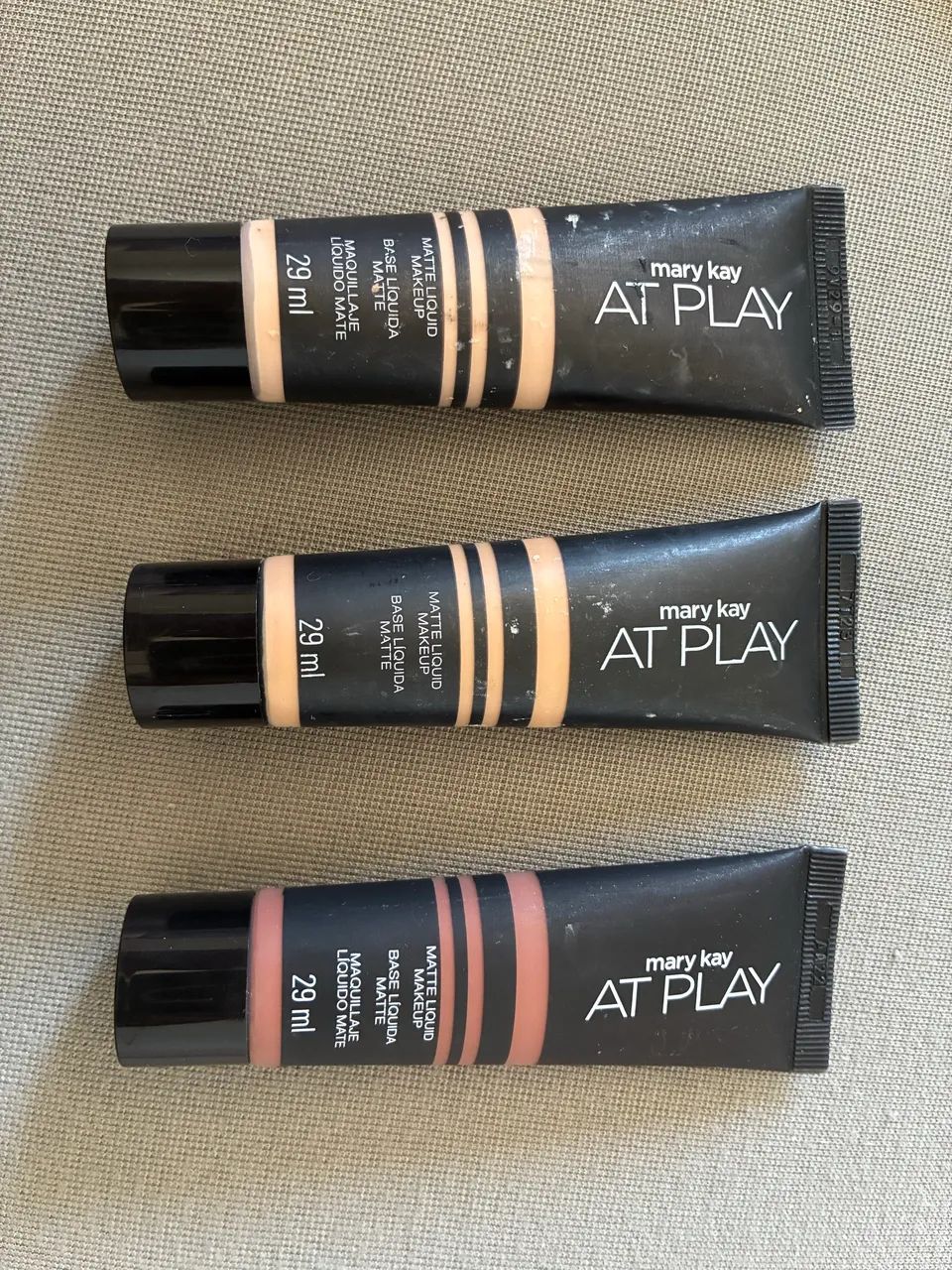 Base Mary Kay Kit 3 Very light + Medium + Deep usadas poucas vezes  - Foto 2