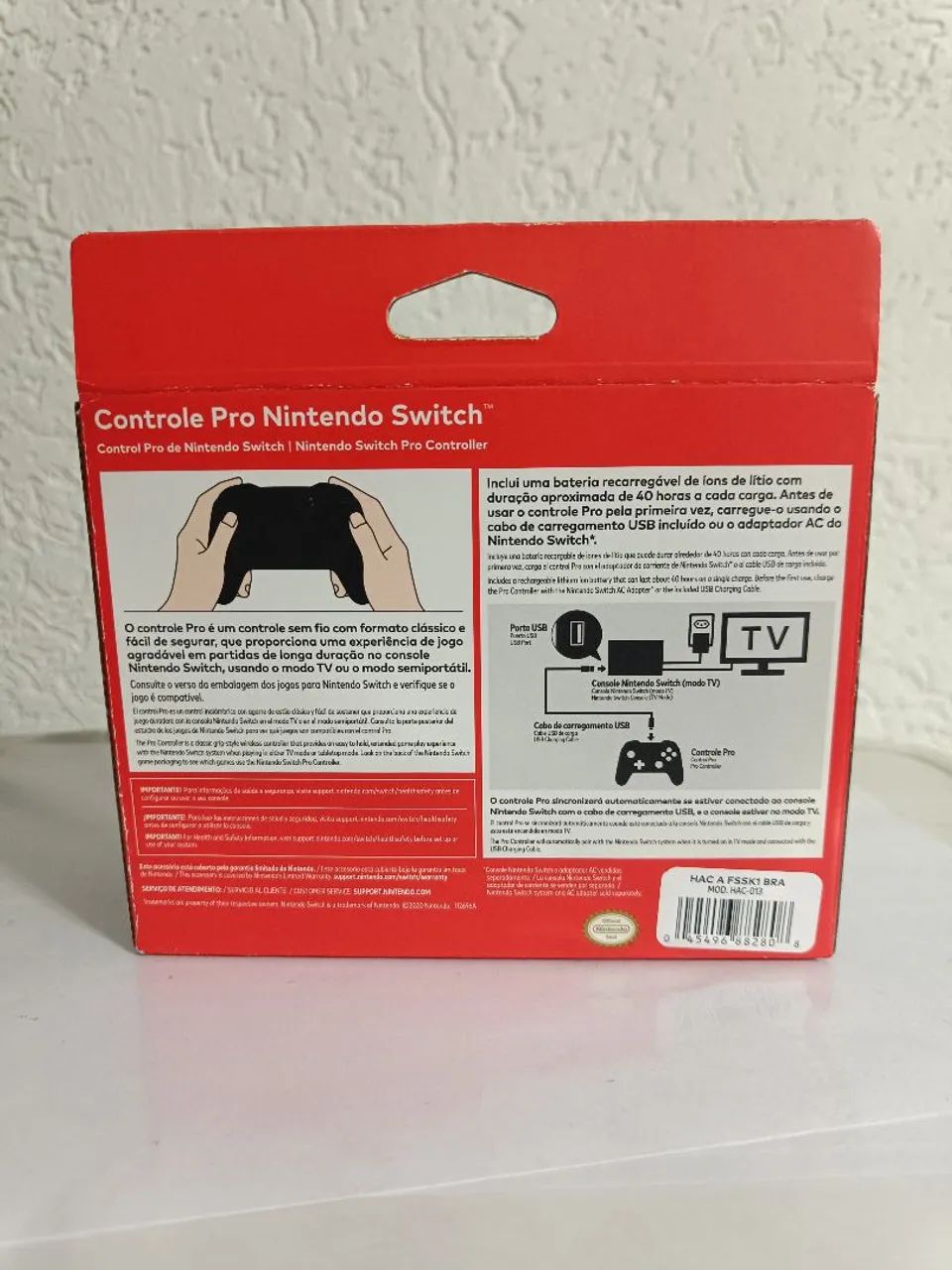 Pro Controle Pro controle original Nintendo switch - Peças e Acessórios de Vídeo ...