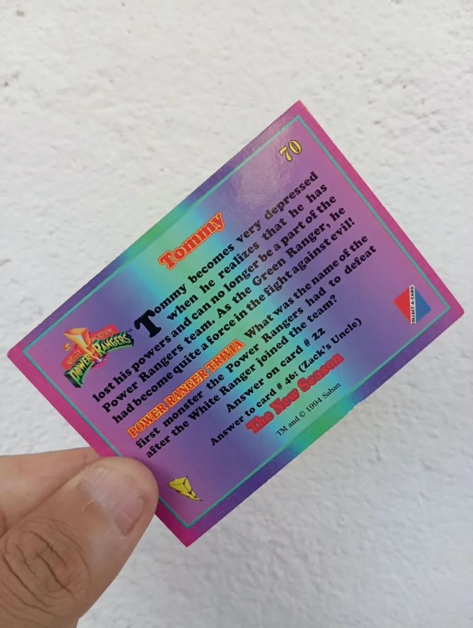 Cartas Powers Ranger  - Foto 5