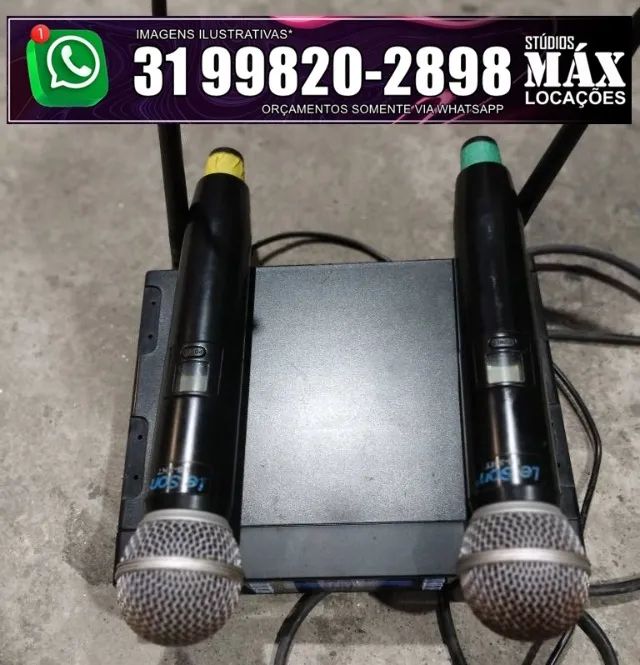  Aluguel de microfones sem fio profissionais para eventos em geral - Foto 5