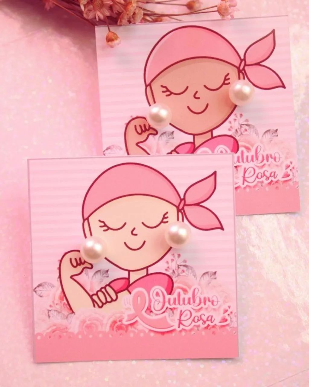Personalizados Outubro Rosa Lembrancinhas Cliente  - Foto 2