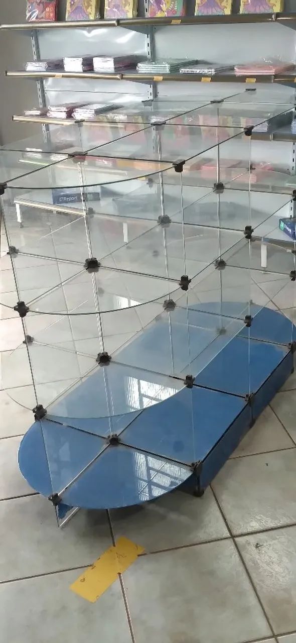 GÔNDOLA BALCÃO DE VIDRO 