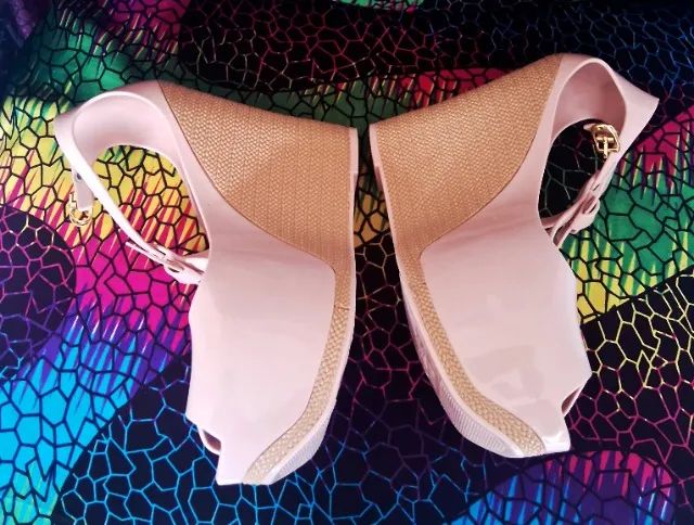 Plataforma Melissa linda nude $80,00 - Foto 4