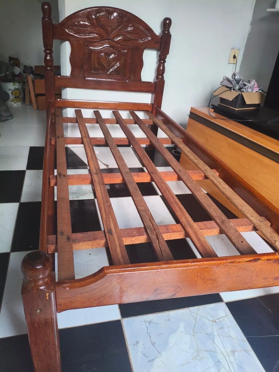 Cama solteiro Angelim  - Foto 2