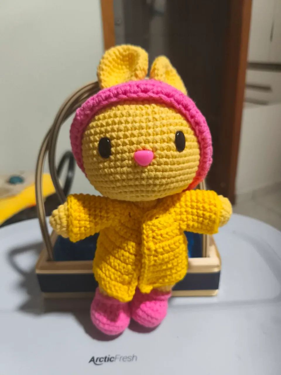 Coelhinha fofinha de amigurumi 