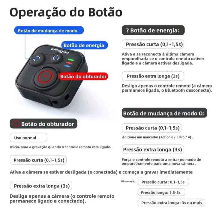 PROMOÇÃO - Controle remoto para Gopro  - Foto 3
