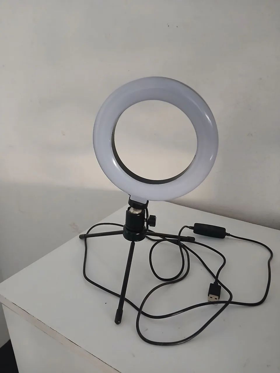 Ring Light com Tripé + Suporte para Celular - Ótimo estado - Foto 2